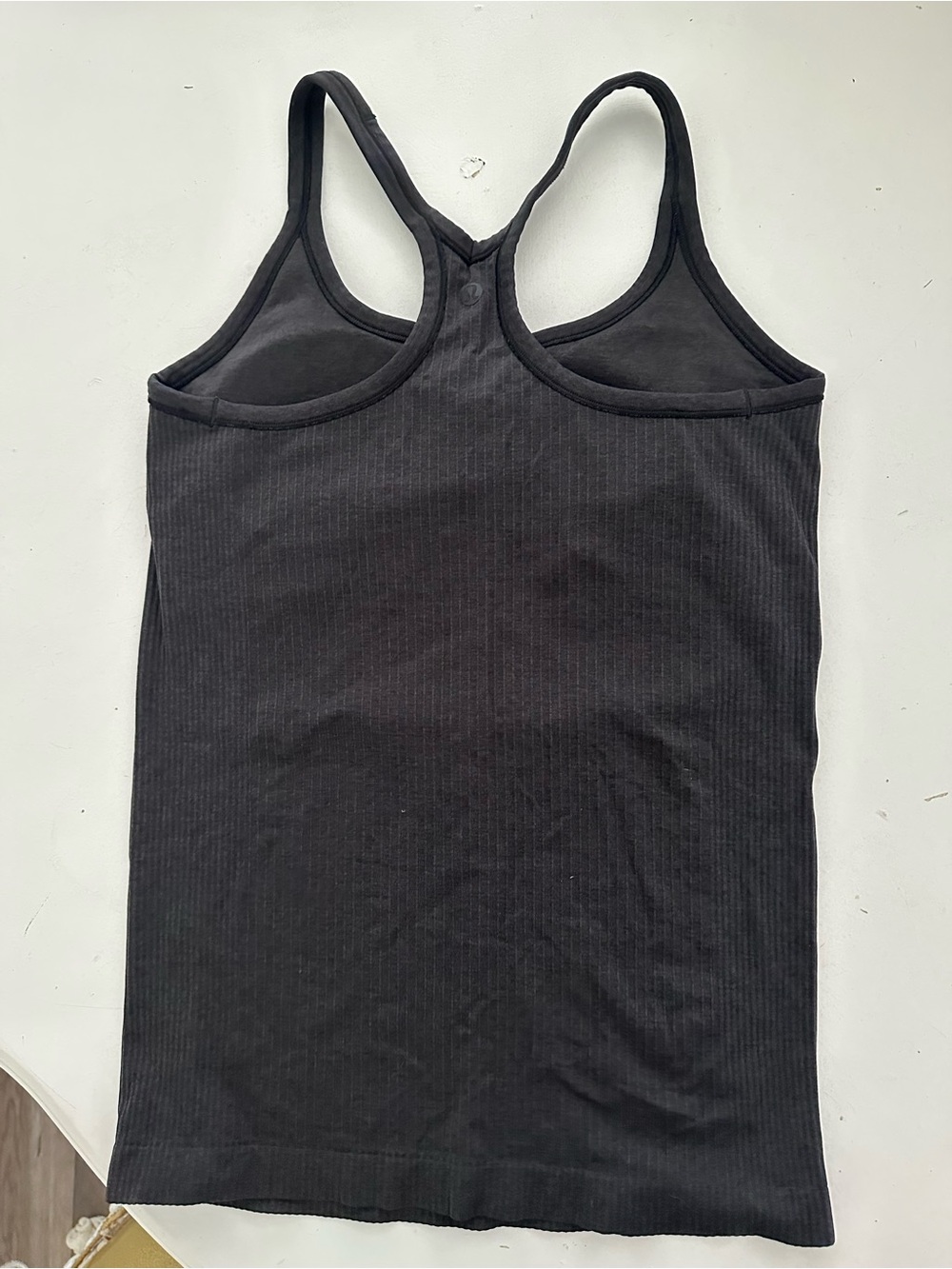 Lululemon Ebb to Street Tank Top.black 8 Hip Length square size dot newer style